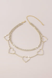 Multi Heart Layer Necklace
