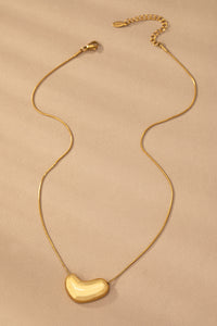 Gold Groovy Heart Necklace