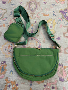 Camilla Green Crossbody Bag