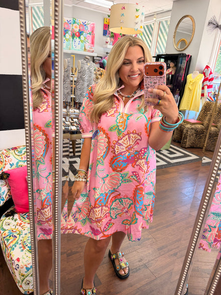 Being Creative Dress - Pink
