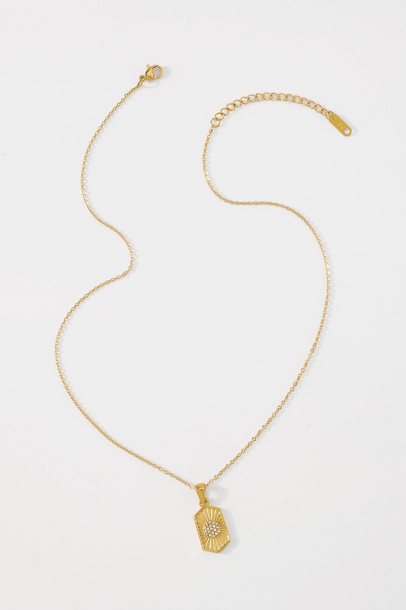 Gold Pendant Necklace