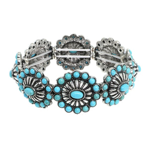 Turquoise Stone Western Bracelet