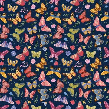 Midnight Butterfly Garden Beau Bottle Wrap