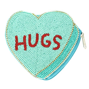 Hugs Conversation Heart Coin Purse