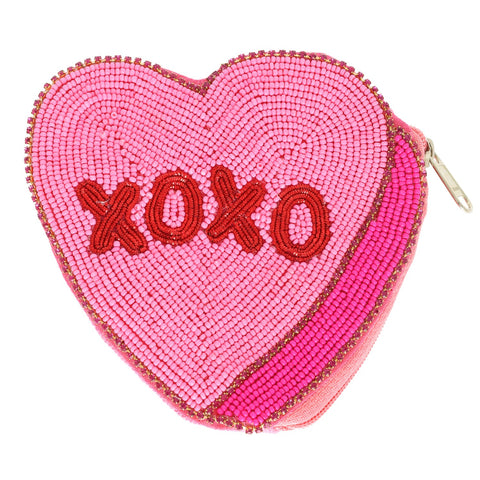 XOXO Conversation Heart Coin Purse