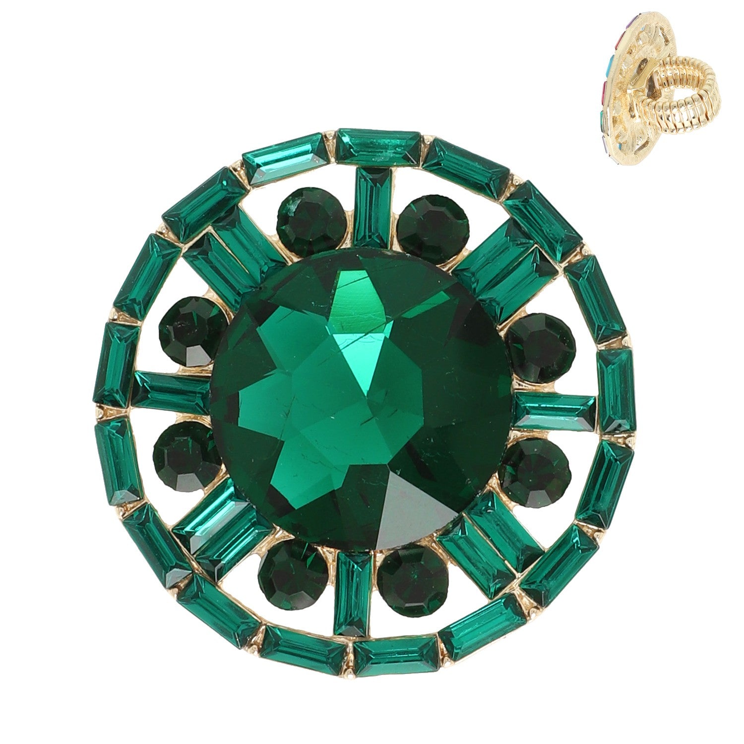 Green Gemstone Ring