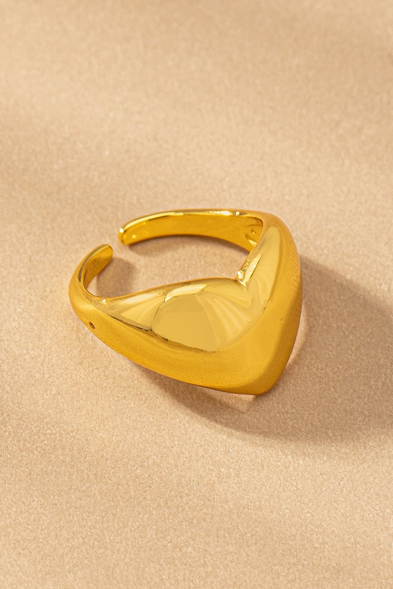 Gold Heart Ring