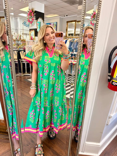 Bahamian Glow Midi Dress