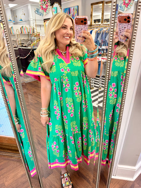 Bahamian Glow Midi Dress