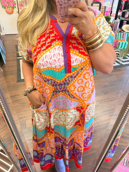 Costa Rica Cutie Midi Dress
