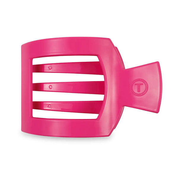 Tropical Punch Teletie Flat Square Clip -Medium