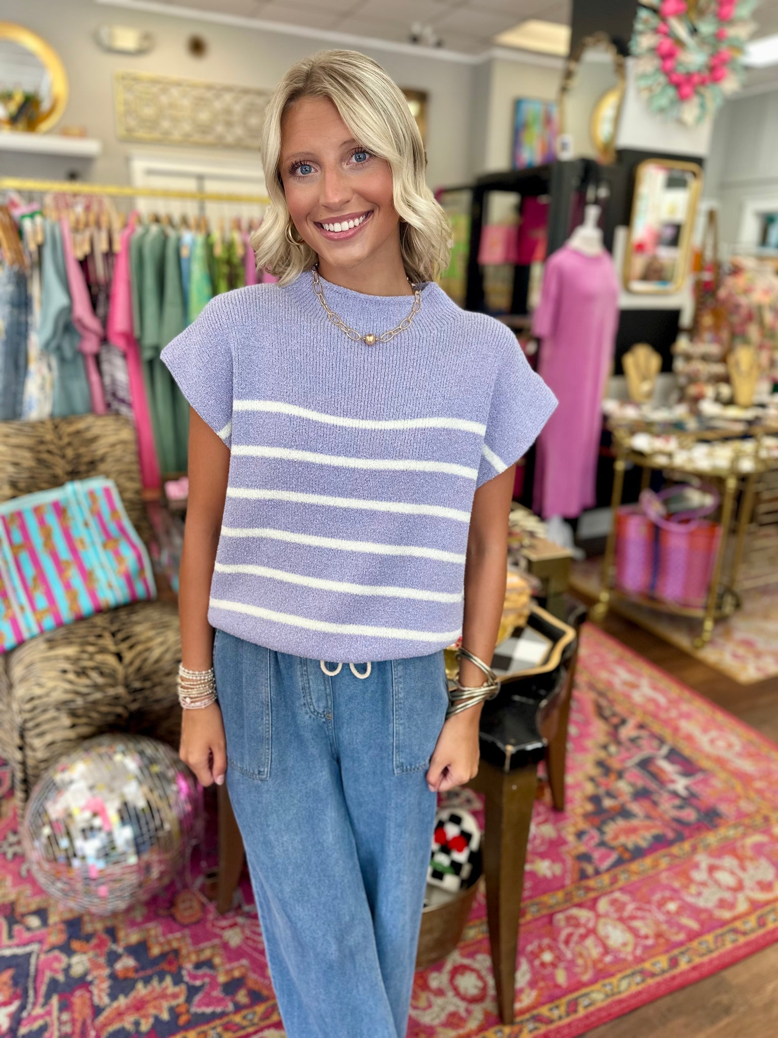 Lavender Hues Top