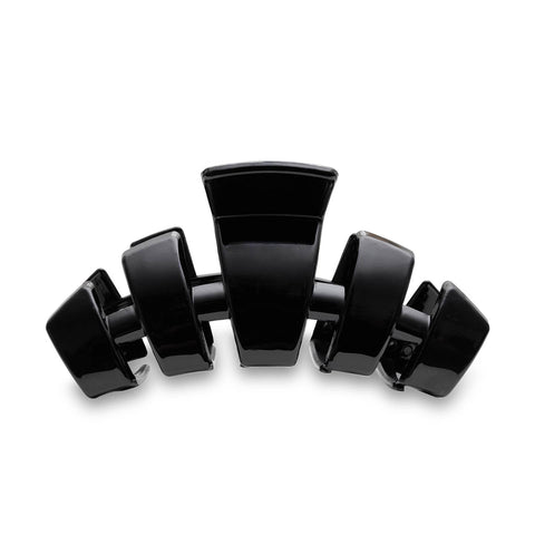 Jet Black Classic Teleties Hair Clip - Large