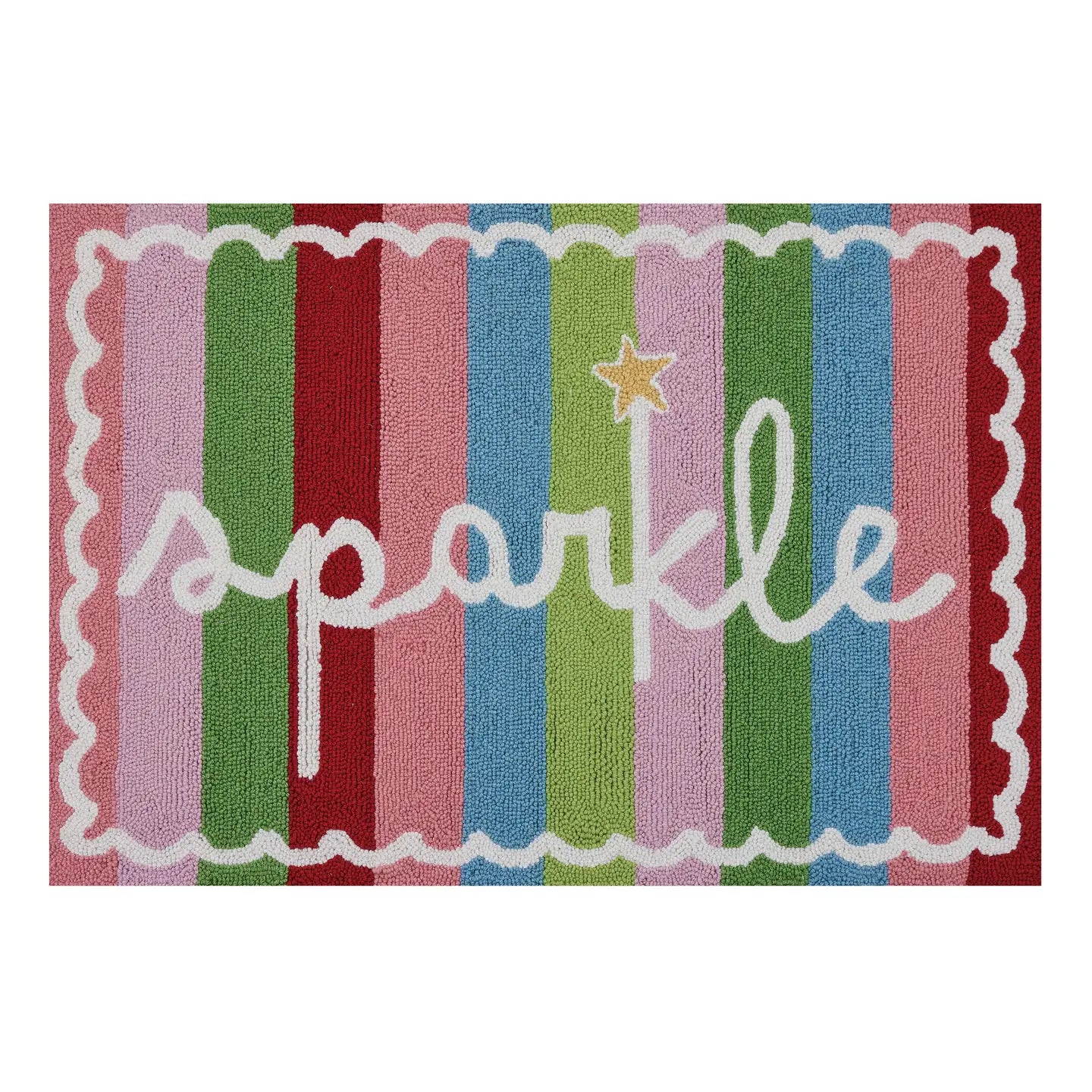 Holiday Sparkle Hook Rug