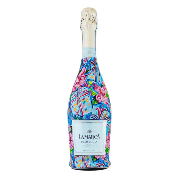 Preppy Happy Birthday Brushed Presents Beau Bottle Wrap