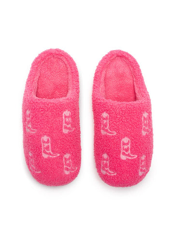 Pink Boots Slippers