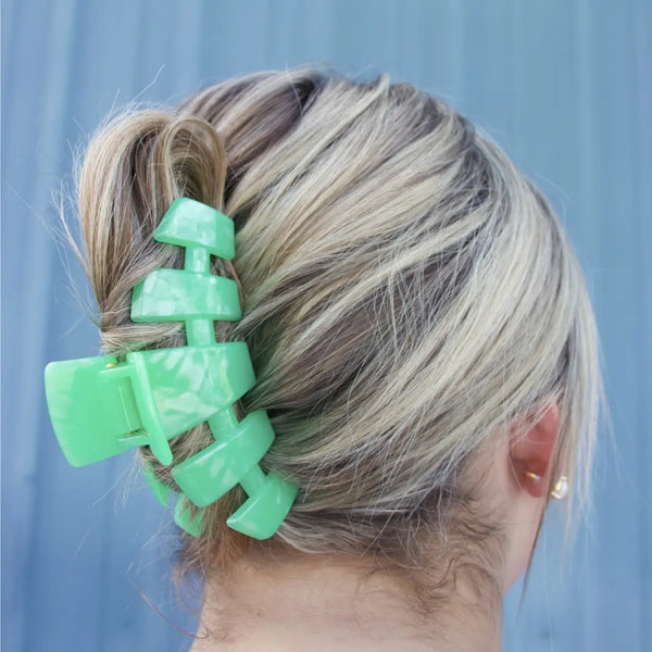 Spring Splash Classic Teleties Hair Clip - Large