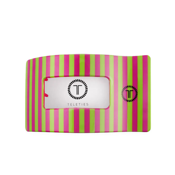 Summer Crush Rectangle Flat Teletie Clip - Large