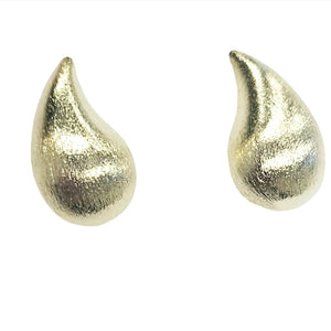 Petite Droplet Sheila Fajl Stud Earring - Brushed Gold