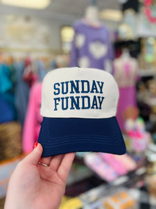 Sunday Funday Trucker Hat - Navy