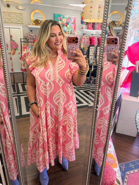 Come With Me Midi Dress
