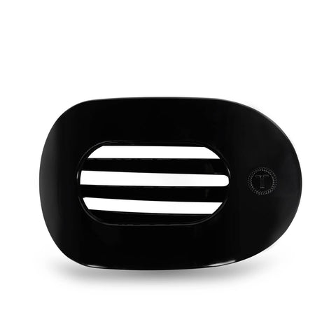 Jet Black Teleties Flat Clip - Large