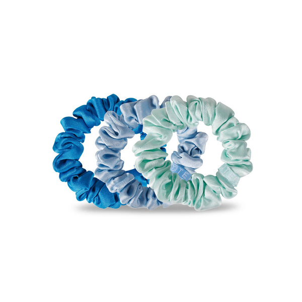 Blue My Mind Silk Scrunchie Teleties