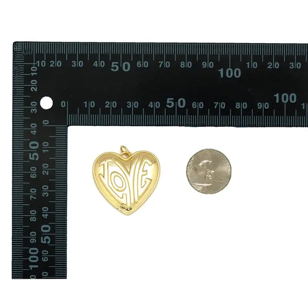 Love On Heart Charm