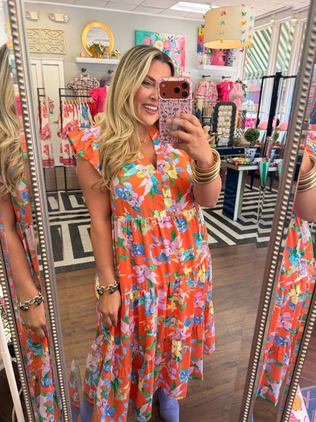 Tropical Paradise Midi Dress
