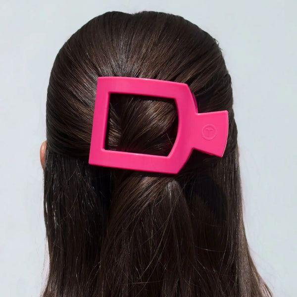 Tropical Punch Teletie Flat Square Clip -Medium