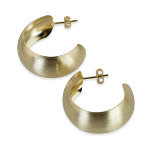 Gold Monica Hoop Earrings - Sheila Fajl