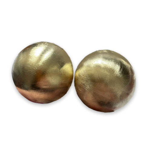 Gold Soulful Stud Earrings - Sheila Fajl