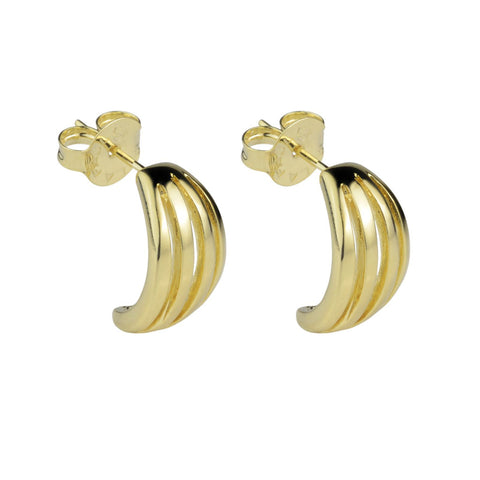 Gold Lillie Stud Earrings - Sheila Fajl