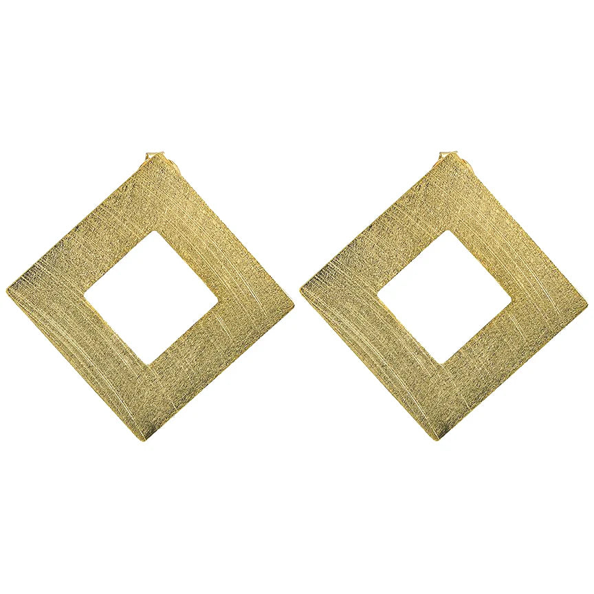 Sheila Fajl Seline Studs - Brushed Gold