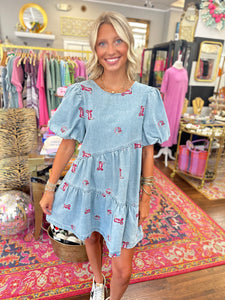 Giddy Up Denim Dress