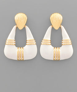 White Gold Earrings