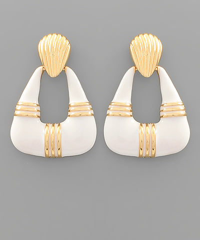 White Gold Earrings