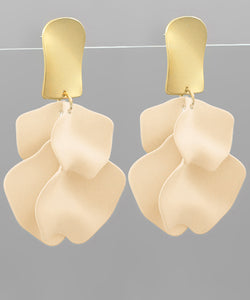 Ivory Petal Earrings
