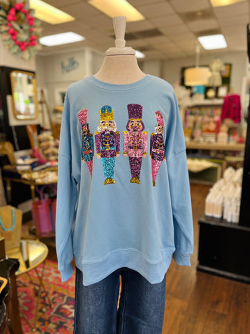 Sequin 4 Nutcracker Pullover