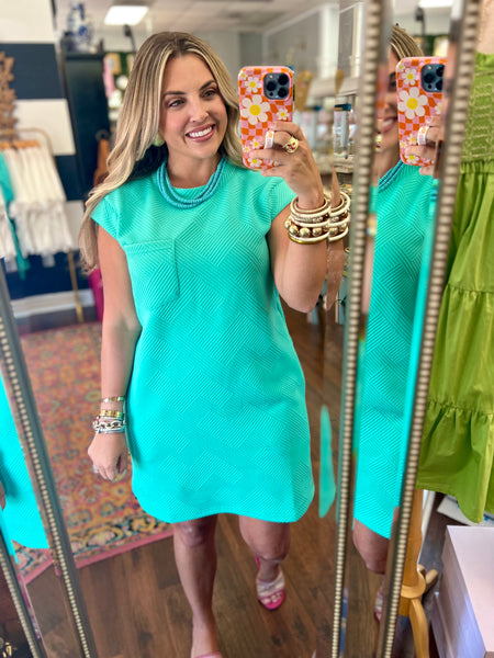 Kick Back Vibes Textured Dress