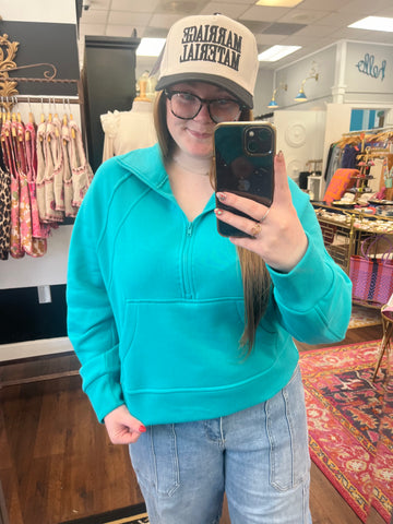 To The Top Fleece Lined Pullover