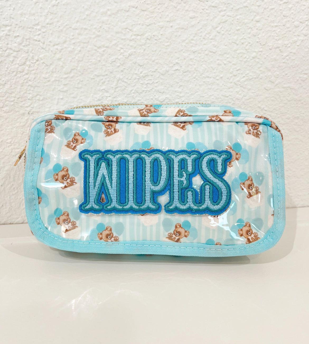 PREORDER- Blue Bear Wipes Bag