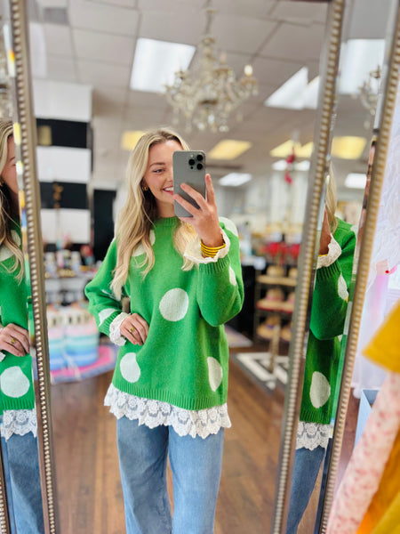 Trust In Me Sweater - Green