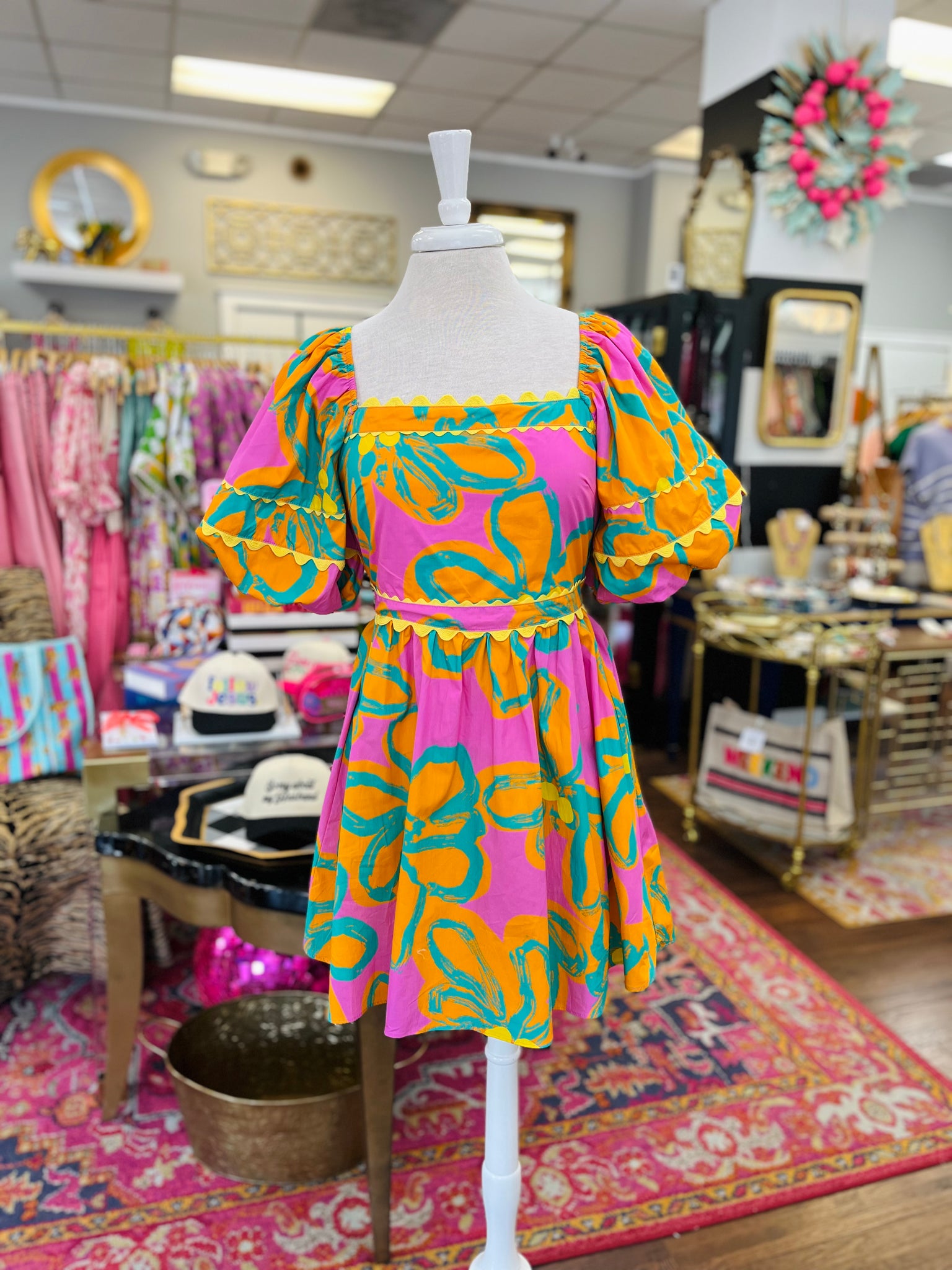 Neon Lights Mini Dress
