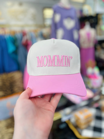 Mommin Trucker Hat - Pink