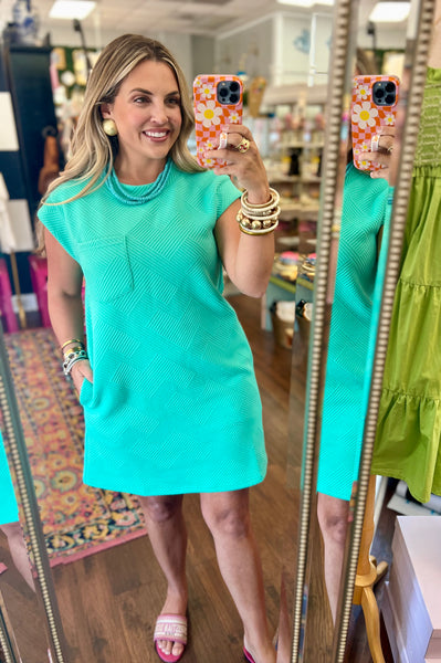 Kick Back Vibes Textured Dress