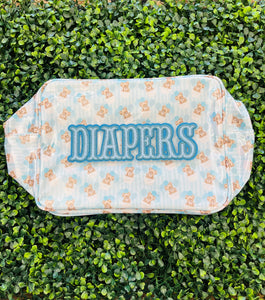 PREORDER- Blue Bear Diaper Bag