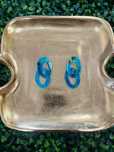Oval Link Earrings