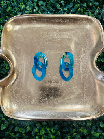 Oval Link Earrings