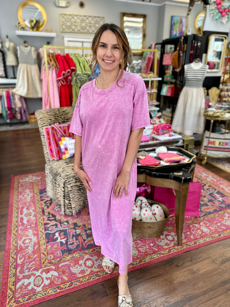 Orchid Dreams Midi Dress